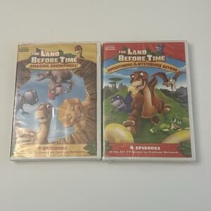 The Land Before Time TV Series 4 Episodes Cartoon Network DVD Lot of 2 NEW
